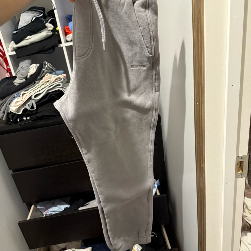 Hollister Men's Light Gray Sweatpants